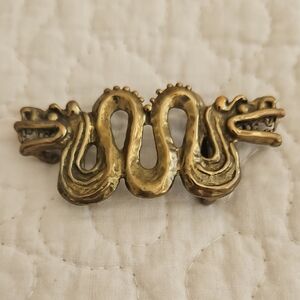 🐉HP🐉Vintage Ivar Hyden Dragon Belt Buckle 1977